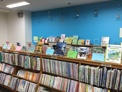 天台小学校POP展示のPOP写真